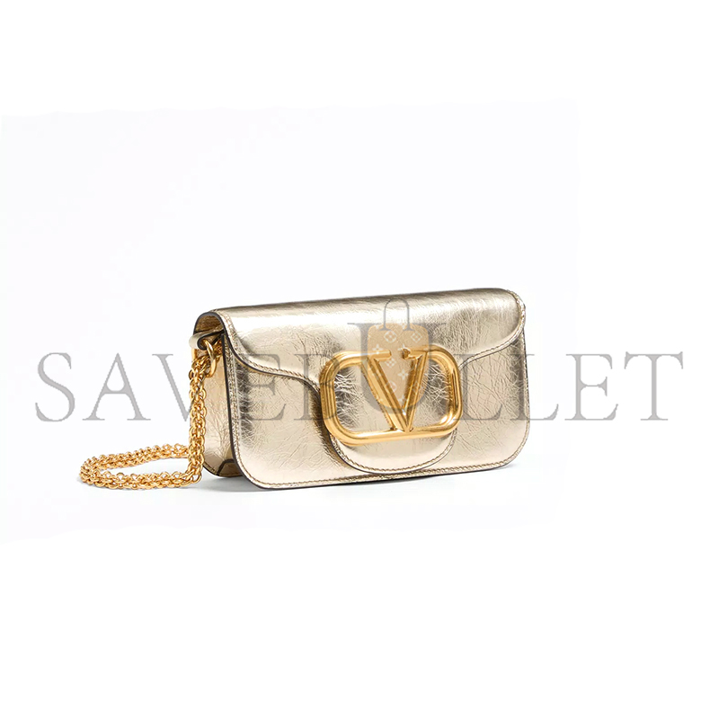 VALENTINO SMALL VALENTINO GARAVANI LOCÒ METALLIC CALFSKIN SHOULDER BAG 6W2B0K53UKE_R16 (20*11*5cm) VALENTINO SMALL VALENTINO GARAVANI LOCÒ METALLIC CALFSKIN SHOULDER BAG 6W2B0K53UKE_R16 (20*11*5cm)